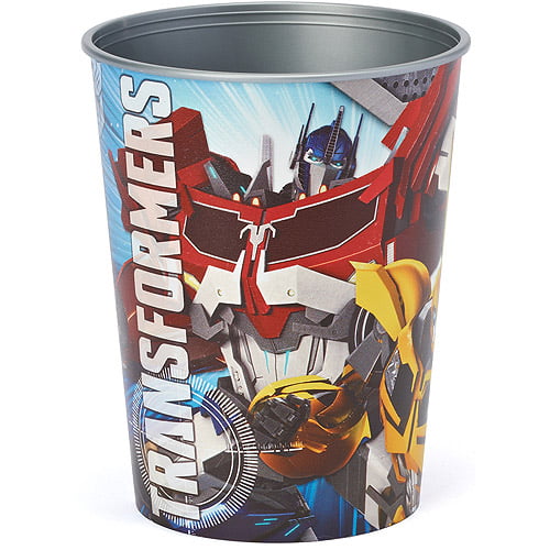 Lot of 12 Cups Transformers 16 oz Plastic Cup Party Favor Supplies 